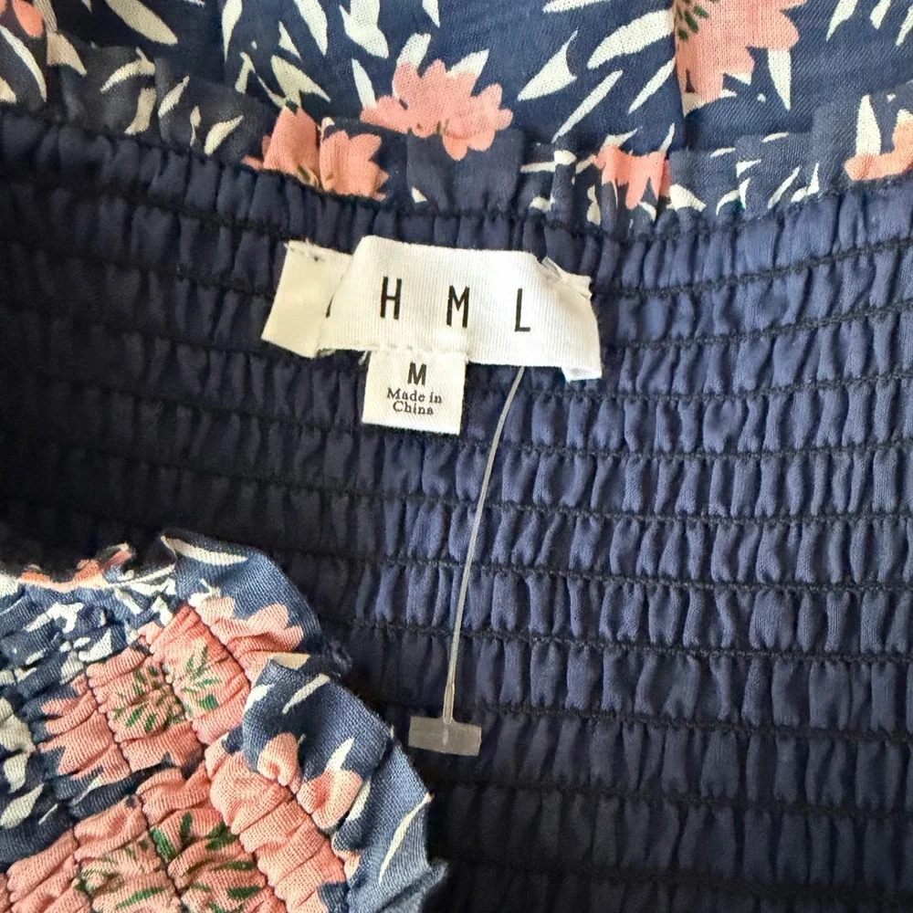 THML Smocked Floral Maxi Dress - Picture 7 of 9